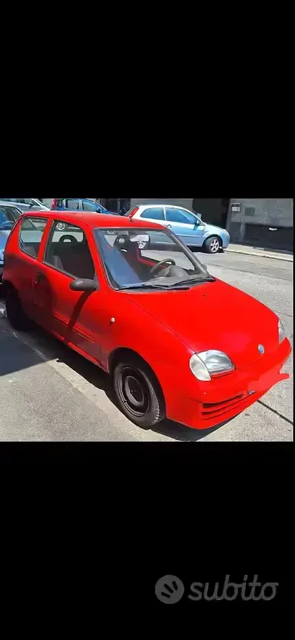 Usata Fiat 600 2003 Rosso Berlina