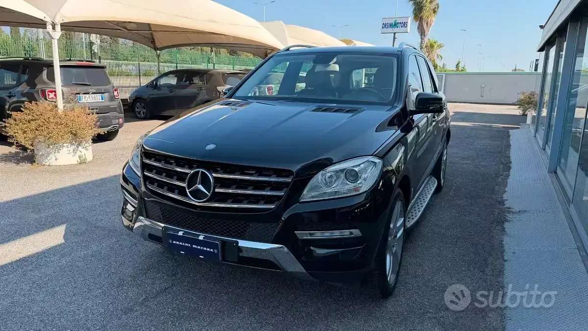 Usata Mercedes ML250 Premium 204 CV (150 kW) 2012 Nero SUV