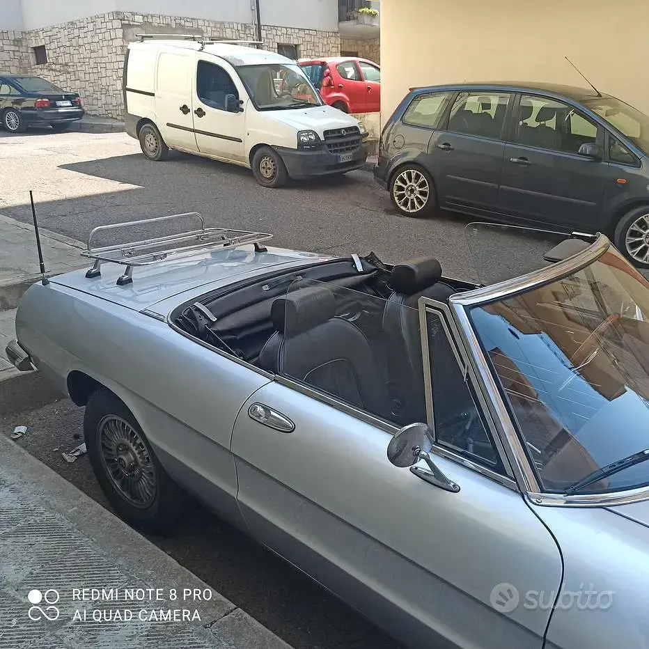 Usata Alfa Romeo Spider 1970 Grigio Cabrio