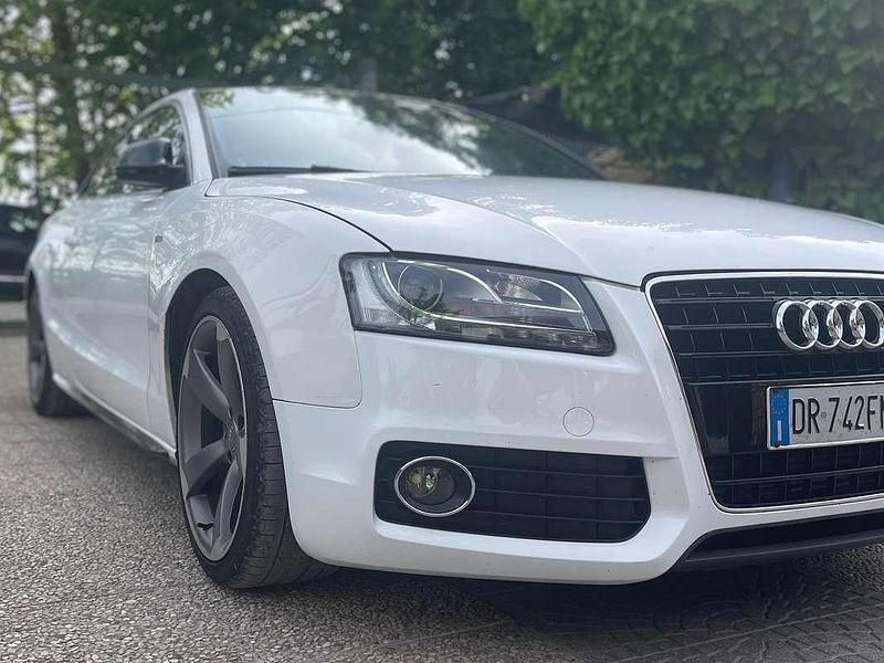 Usata Audi A5 S-Line 239 CV (175 kW) 2009 Bianco Coupé