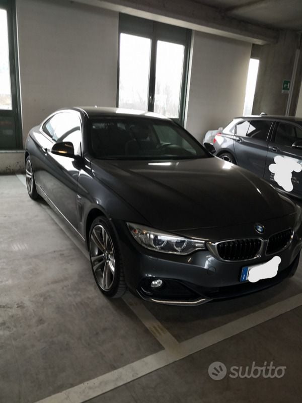 Usata BMW 420 Coupé Sport Line 184 CV (135 kW) 2014 Grigio Coupé