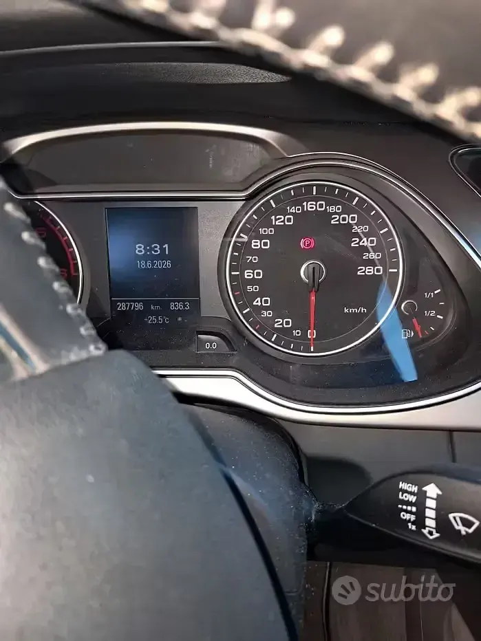 Usata Audi A4 143 CV (105 kW) 2012 Nero Berlina