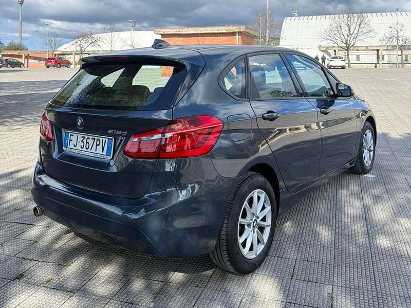Usata BMW 218 Active Tourer 150 CV (110 kW) 2017 Blu/azzurro Monovolume