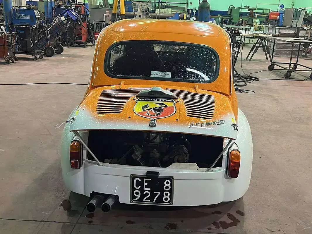 Usata Fiat 600 Abarth 50 CV (36 kW) 1967 Arancione Cabrio