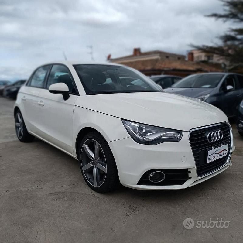 Usata Audi A1 90 CV (66 kW) 2013 Bianco Utilitaria