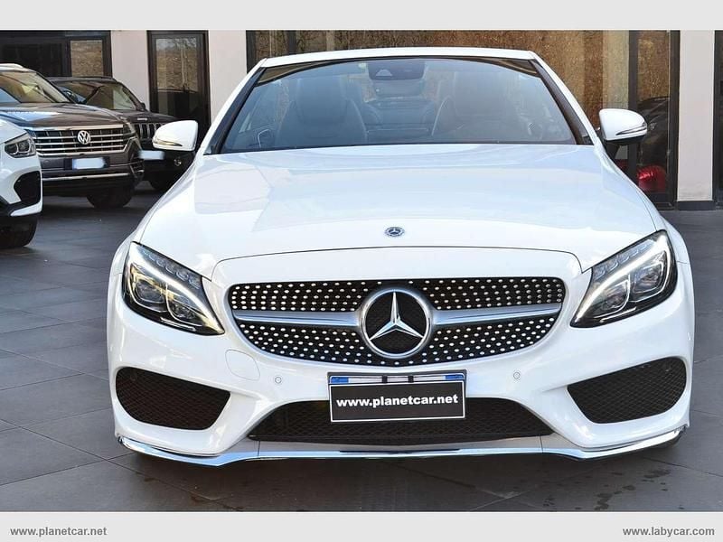 Usata Mercedes C220 Premium 170 CV (125 kW) 2018 Bianco Cabrio
