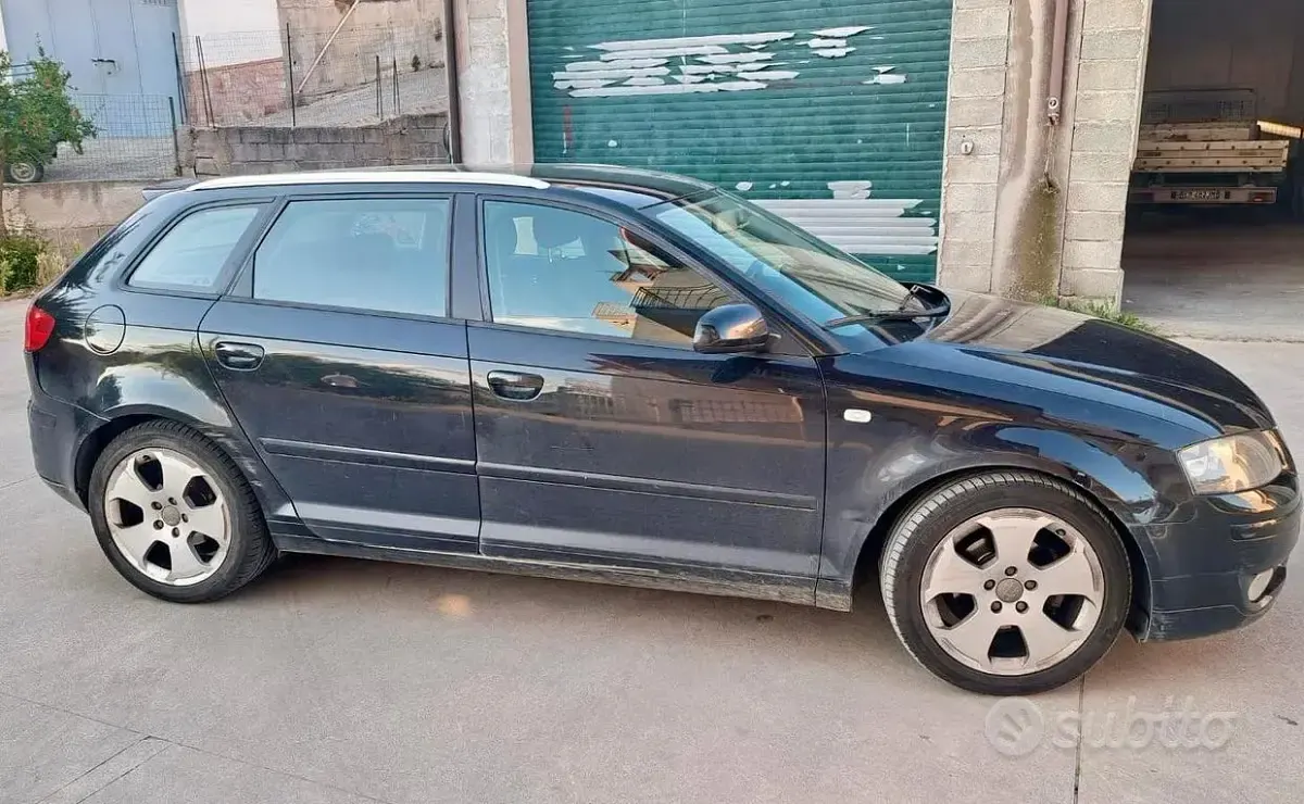 Usata Audi A3 105 CV (77 kW) 2007 Nero Utilitaria
