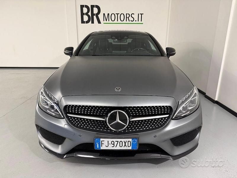 Usata Mercedes C250 Premium Plus 204 CV (150 kW) 2017 Grigio Coupé