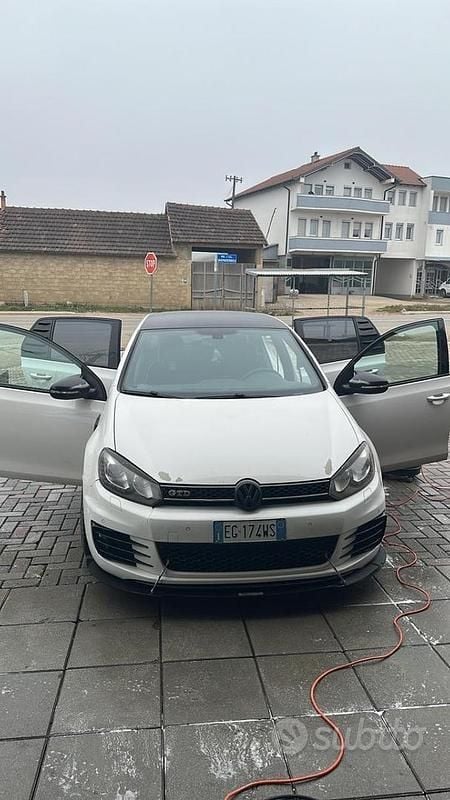 Usata VW Golf VI GTD 170 CV (125 kW) 2011 Bianco Utilitaria