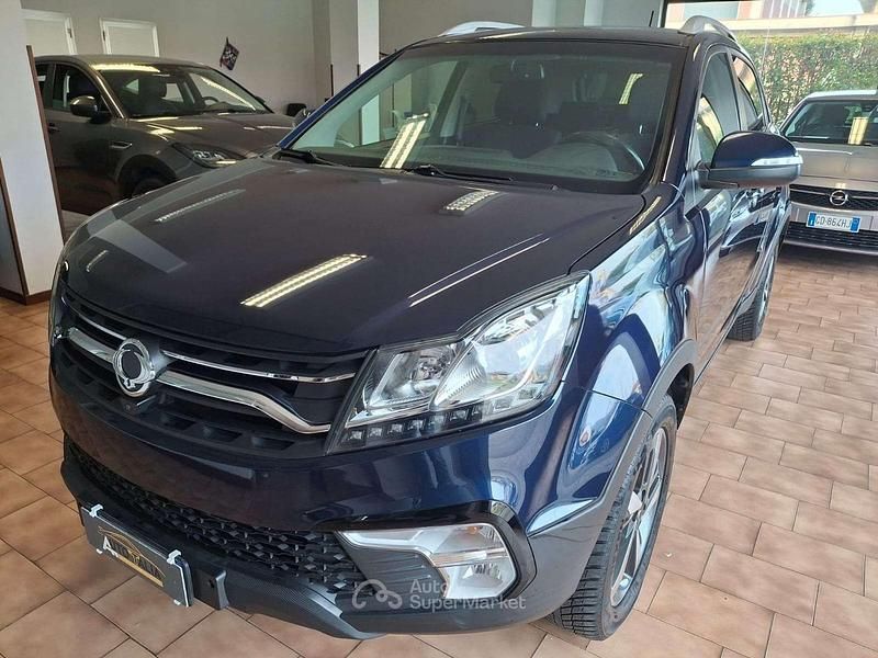 Usata Ssangyong (KGM) Korando Limited 150 CV (110 kW) 2017 Blu SUV