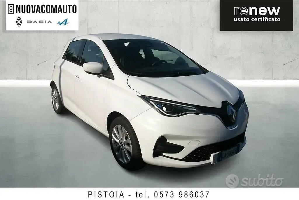 Usata Renault Zoe Life 50 kW (69 CV) 2020 Bianco Utilitaria