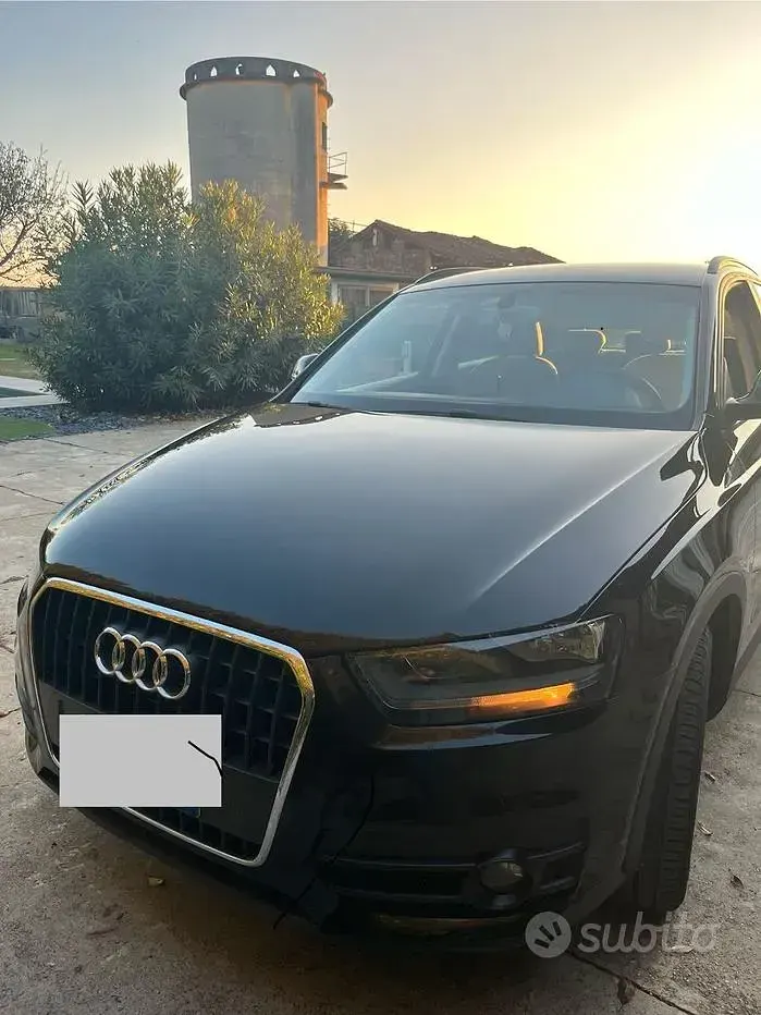 Usata Audi Q3 125 CV (91 kW) 2012 Nero SUV