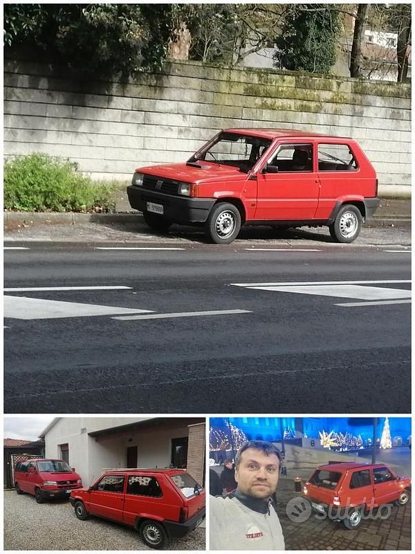 Usata Fiat Panda 45 CV (33 kW) 1993 Rosso Utilitaria