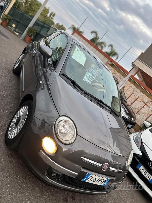 Usata Fiat 500 Lounge 69 CV (50 kW) 2011 Marrone Berlina