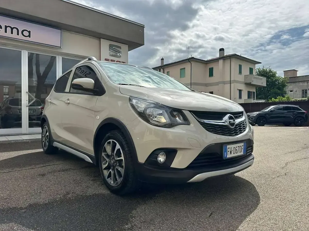 Gebraucht Opel Karl Rocks S 73 PS (53 kW) 2019 Weiß Kleinwagen