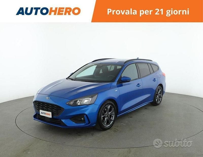Usata Ford Focus ST-Line 125 CV (91 kW) 2019 Blu Station wagon