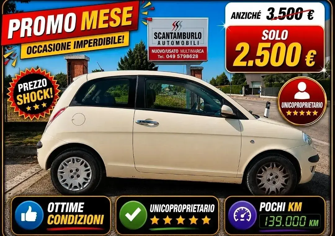 Usata Lancia Ypsilon 75 CV (55 kW) 2006 Utilitaria