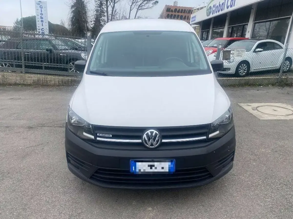 Usata VW Caddy Business 110 CV (80 kW) 2020 Bianco Monovolume