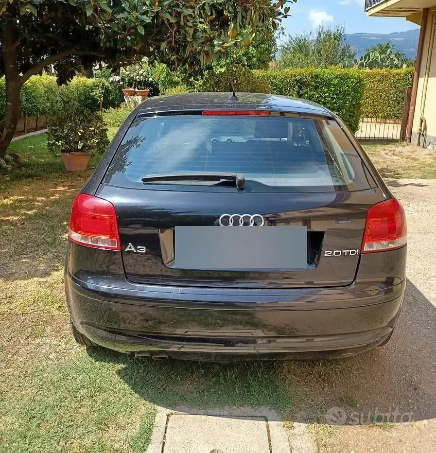 Usata Audi A3 Ambition 140 CV (102 kW) 2007 Nero Utilitaria