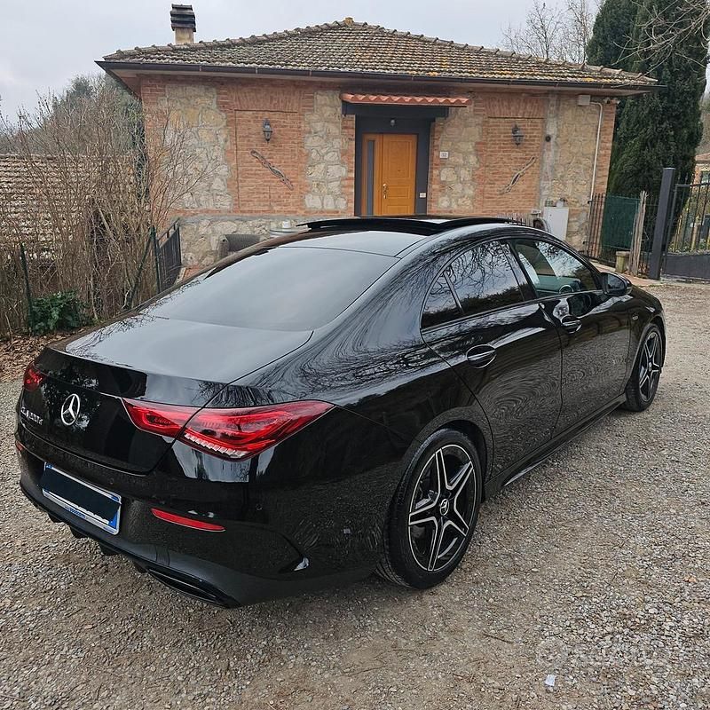 Usata Mercedes CLA200 Premium 150 CV (110 kW) 2021 Nero Coupé