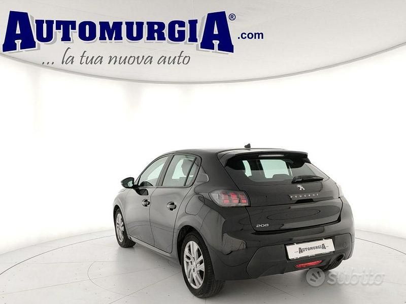 Usata Peugeot 208 Active 75 CV (55 kW) 2020 Nero Utilitaria