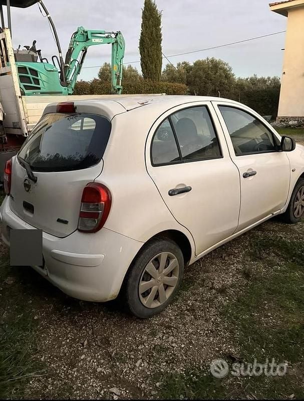 Second-hand Nissan Micra 80 CP (58 kW) 2011 Alb Hatchback