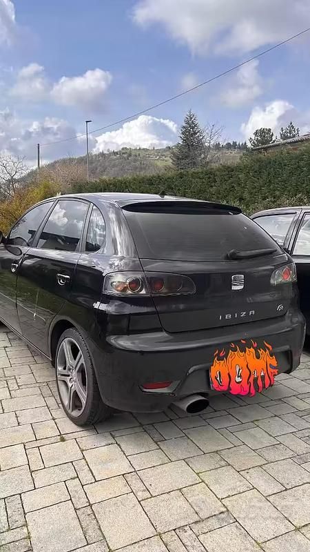 Usata Seat Ibiza FR 130 CV (95 kW) 2006 Nero Utilitaria