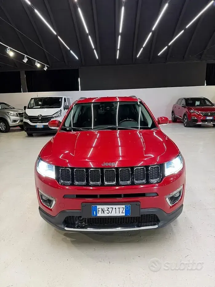 Usata Jeep Compass Limited 140 CV (102 kW) 2018 Rosso SUV