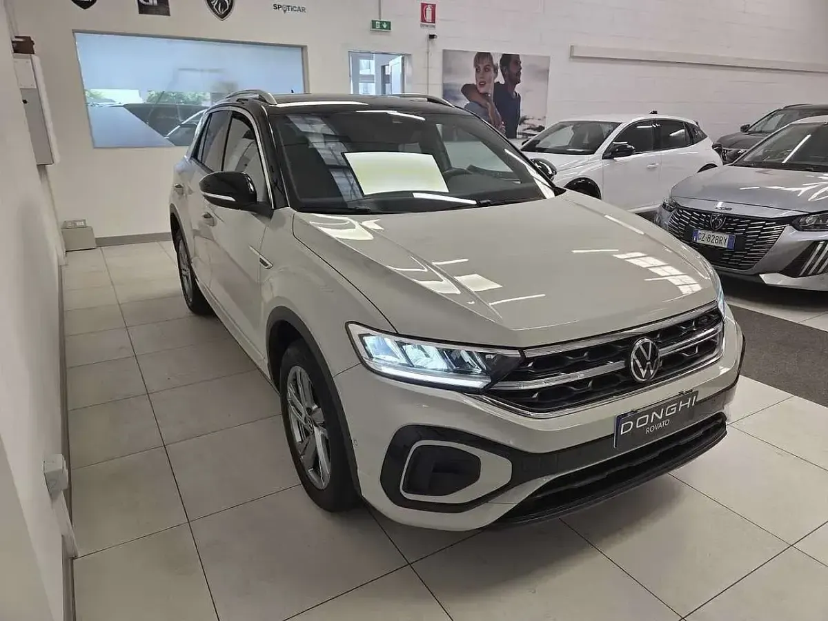 Usata VW T-Roc R-line 150 CV (110 kW) 2022 Beige SUV