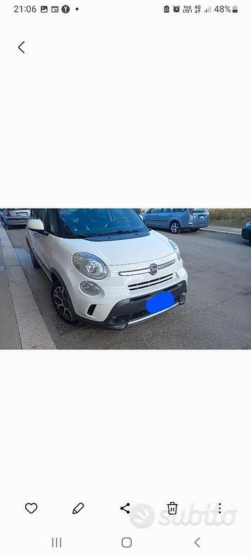 Usata Fiat 500L 85 CV (62 kW) 2014 Bianco Monovolume