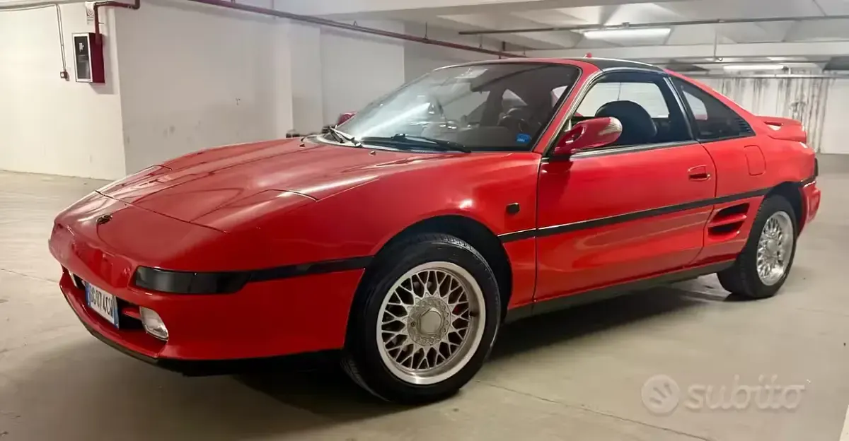 Usata Toyota MR2 156 CV (114 kW) 1991 Rosso Cabrio