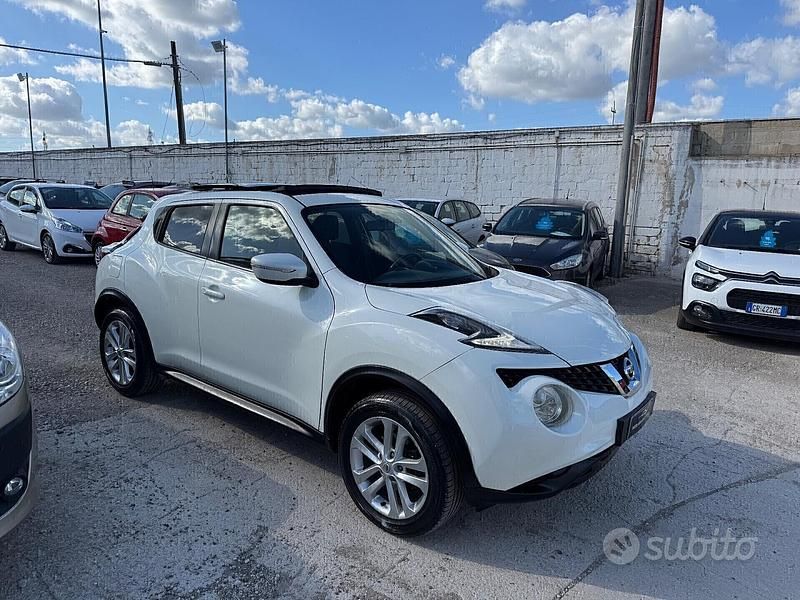 Usata Nissan Juke Tekna 110 CV (80 kW) 2014 Bianco SUV