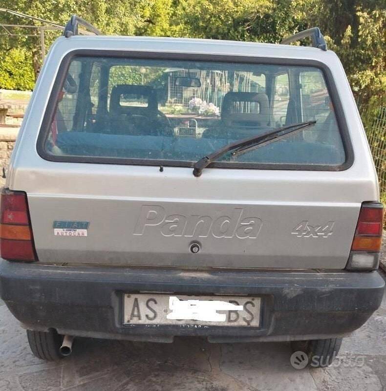 Second-hand Fiat Panda 4x4 Club 54 CP (39 kW) 1997 Argintiu Hatchback