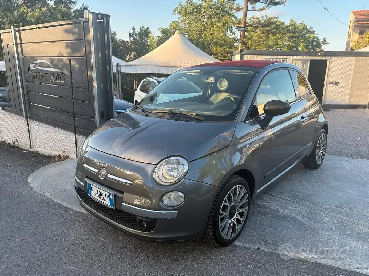Usata Fiat 500C Lounge 95 CV (69 kW) 2011 Cabrio