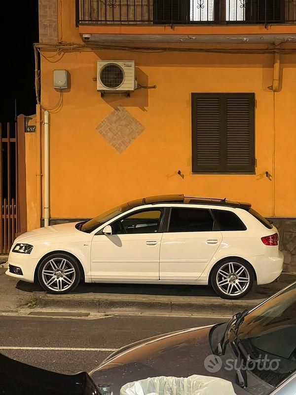 Usata Audi A3 S-Line 170 CV (125 kW) 2010 Bianco Utilitaria