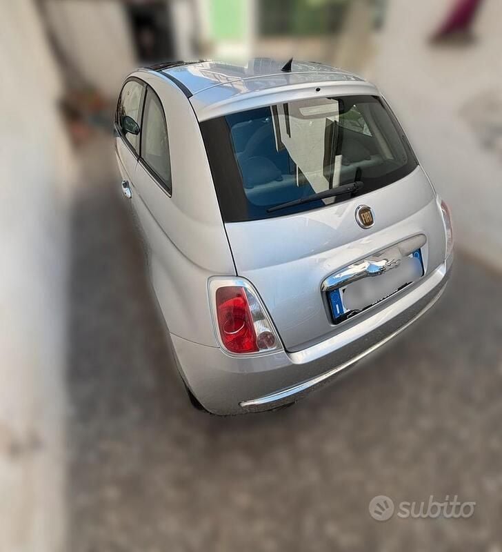 Usata Fiat 500 Lounge 69 CV (50 kW) 2008 Grigio Utilitaria