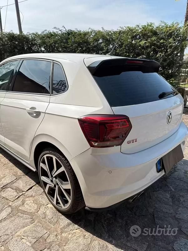 Usata VW Polo GTI 200 CV (147 kW) 2019 Bianco Utilitaria