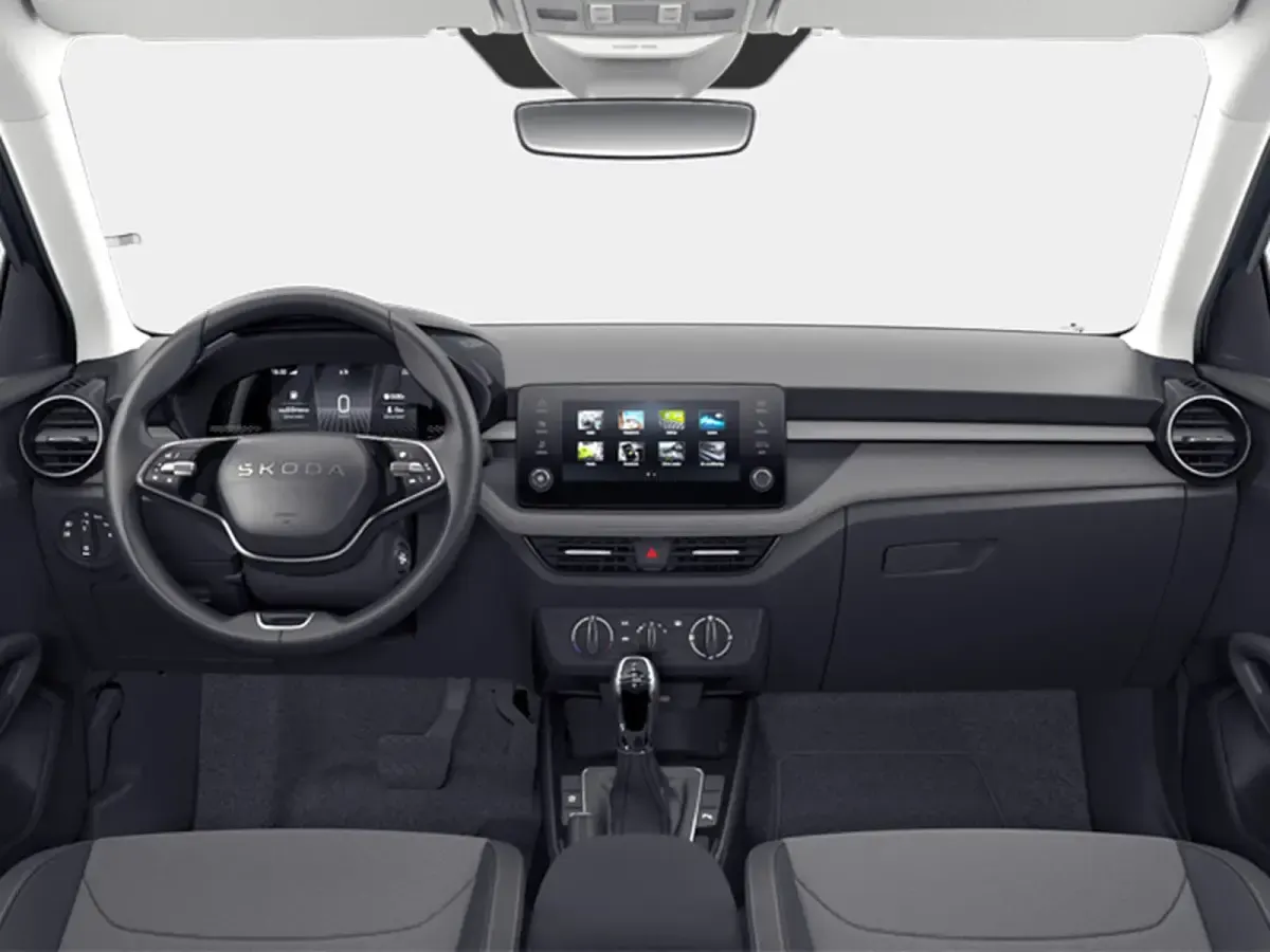 Nuova Skoda Fabia 116 CV (85 kW) 2026 Grigio graphite metallizzato nero tulipa Utilitaria