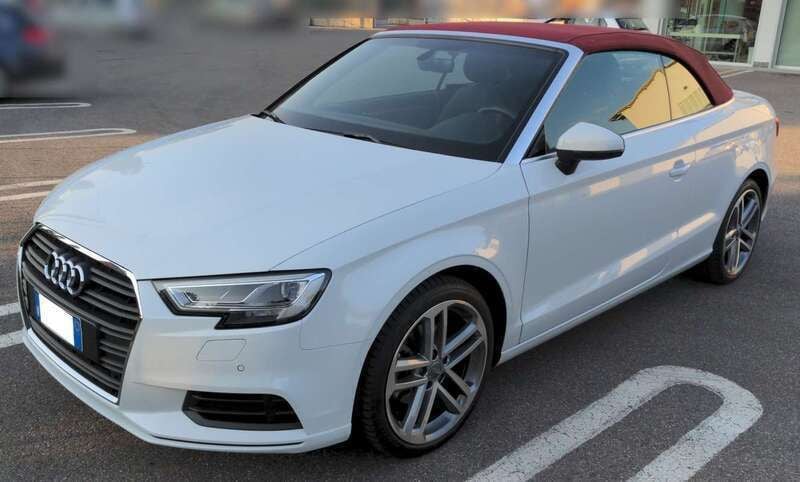 Bianco Usata 2019 Audi A3 Cabriolet Business Cabrio | 29.000 € (Buon prezzo) - Immagine 1/4