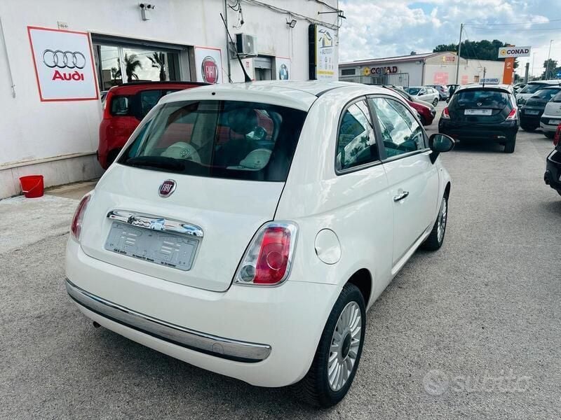 Usata Fiat 500 Lounge 69 CV (50 kW) 2009 Bianco Berlina