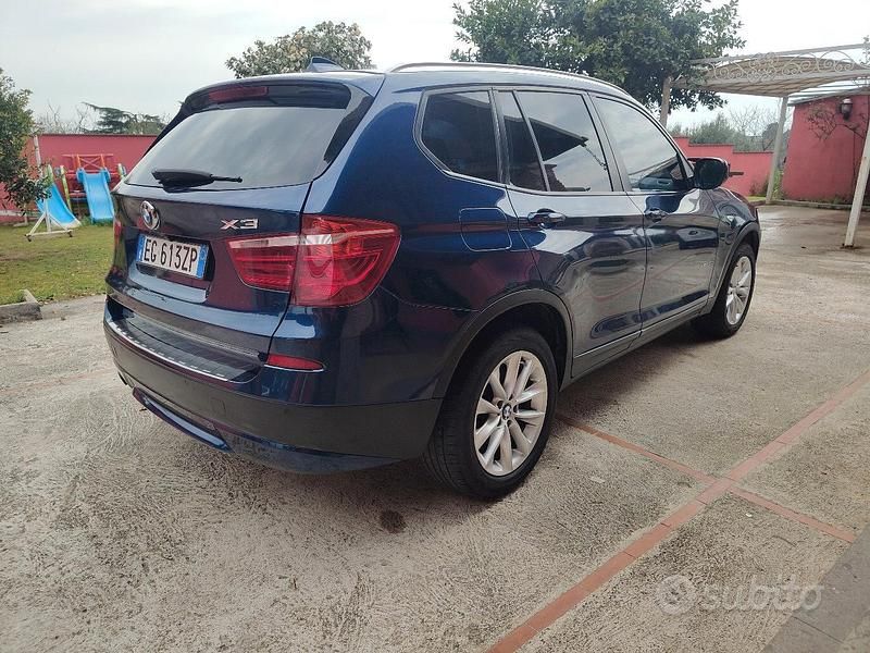 Usata BMW X3 184 CV (135 kW) 2011 Blu SUV
