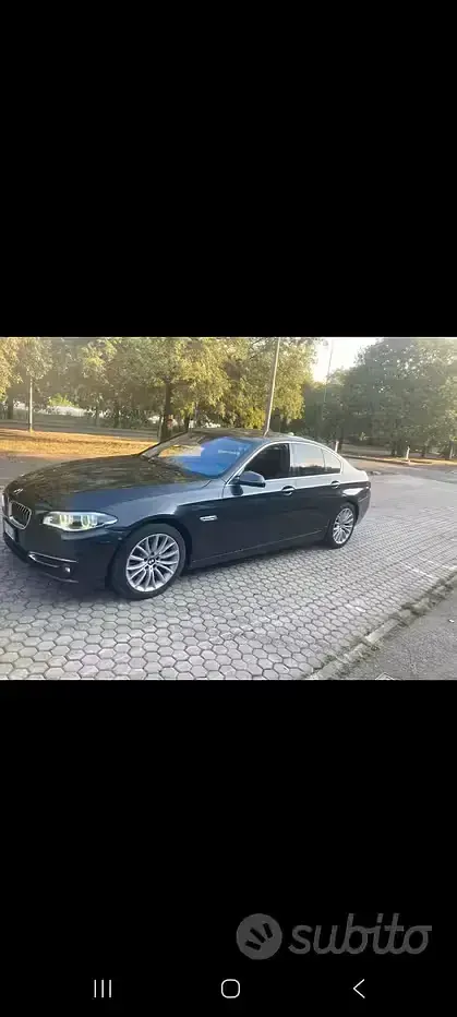 Usata BMW 520 M Sport 190 CV (139 kW) 2016 Nero Berlina