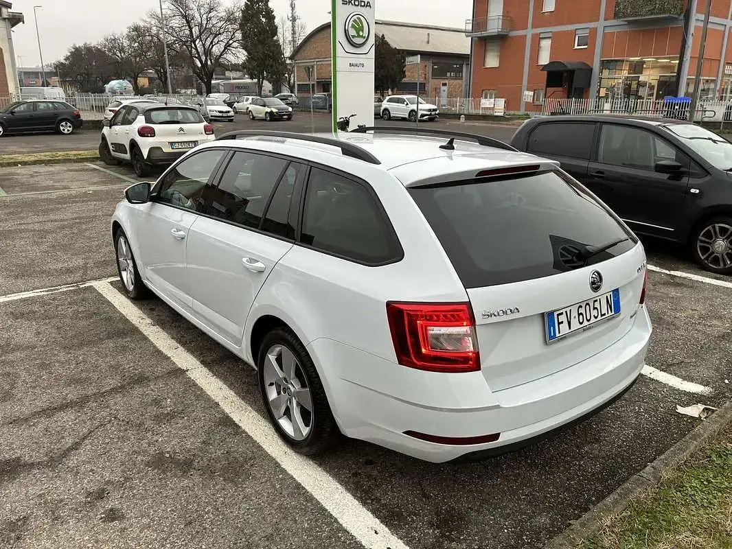 Usata Skoda Octavia G-TEC Style 150 CV (110 kW) 2019 Bianco Station wagon