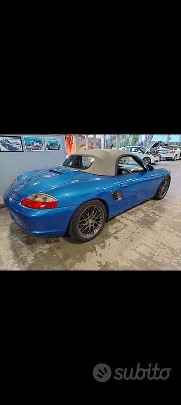 Usata Porsche Boxster 2004 Blu Cabrio
