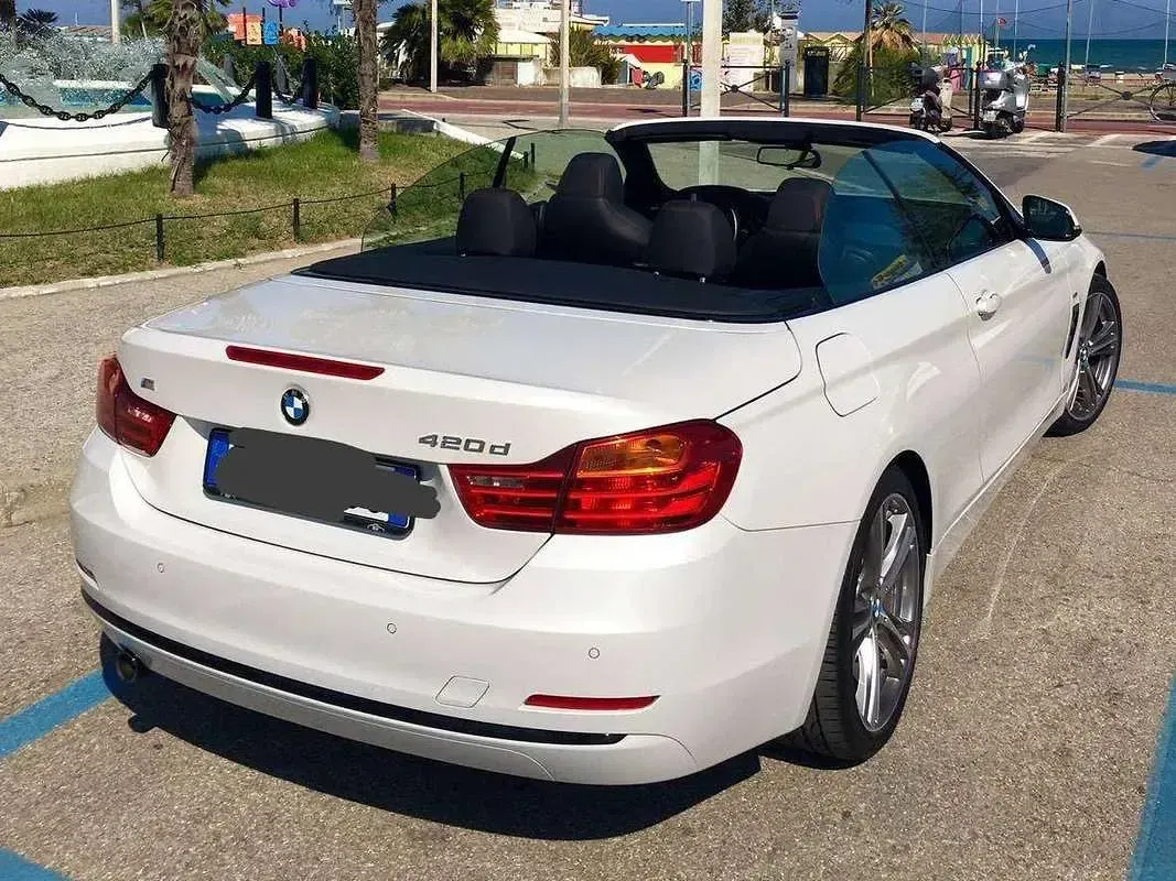 Usata BMW 420 M Sport 184 CV (135 kW) 2014 Bianco Cabrio