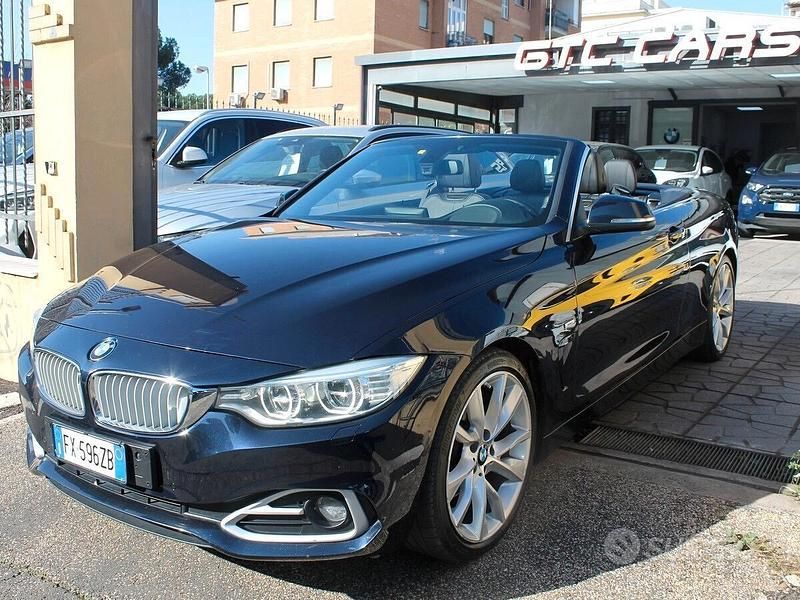 Usata BMW 420 Comfort Edition 184 CV (135 kW) 2014 Blu Cabrio