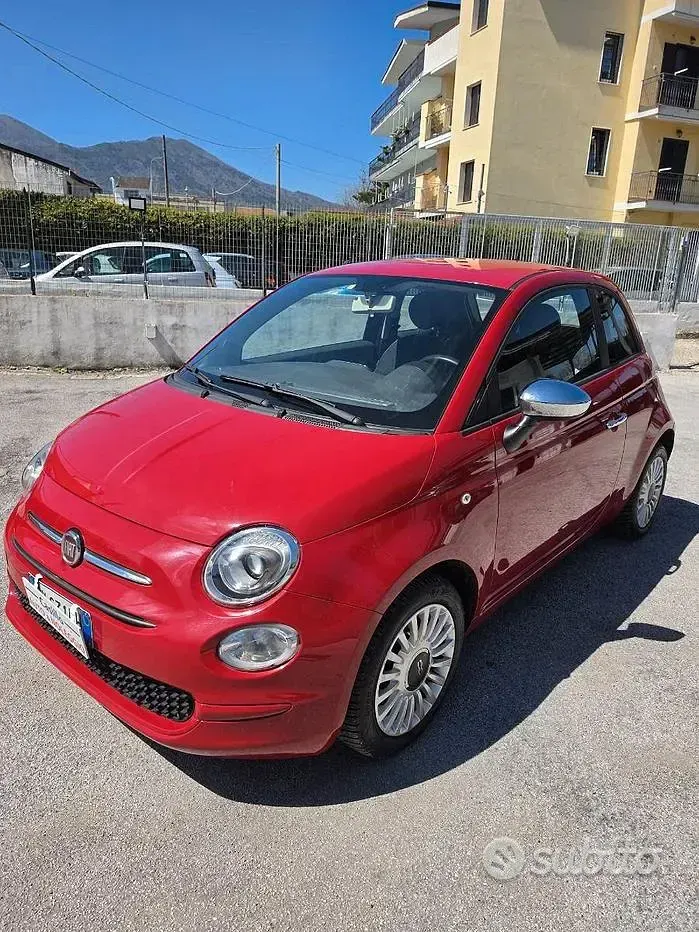 Usata Fiat 500 Lounge 69 CV (50 kW) 2017 Rosso Utilitaria