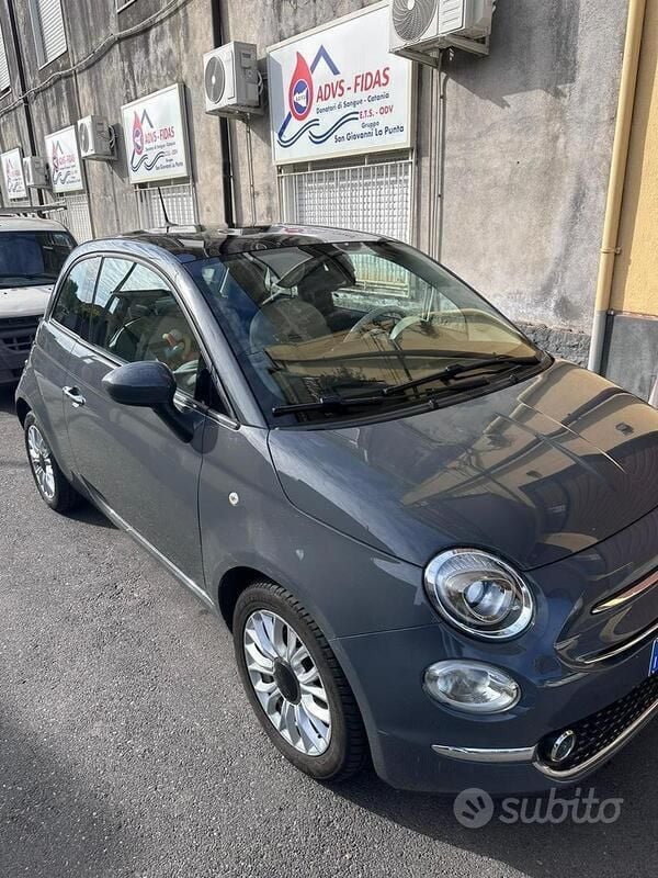 Usata Fiat 500 Lounge 69 CV (50 kW) 2017 Grigio Utilitaria