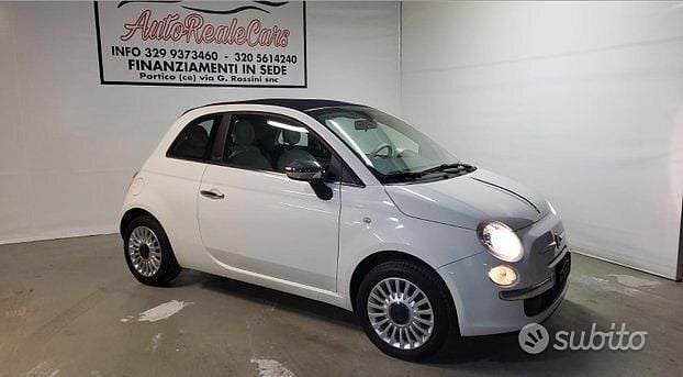 Bianco Usata 2013 Fiat 500 Cabrio | 7500 € (Buon prezzo) - Immagine 1/4