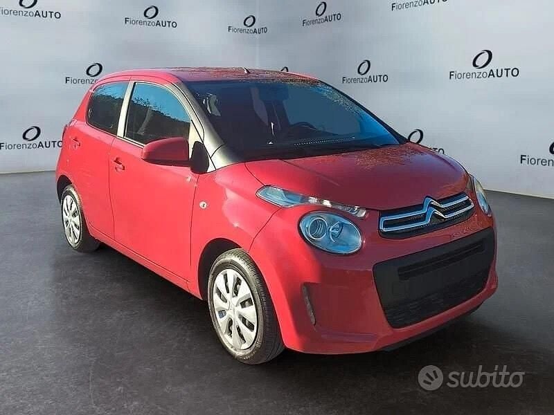 Rosso Usata 2018 Citroën C1 Feel Due volumi | 8490 € (Buon prezzo) - Immagine 1/4